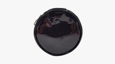 블랙 원형 파우치